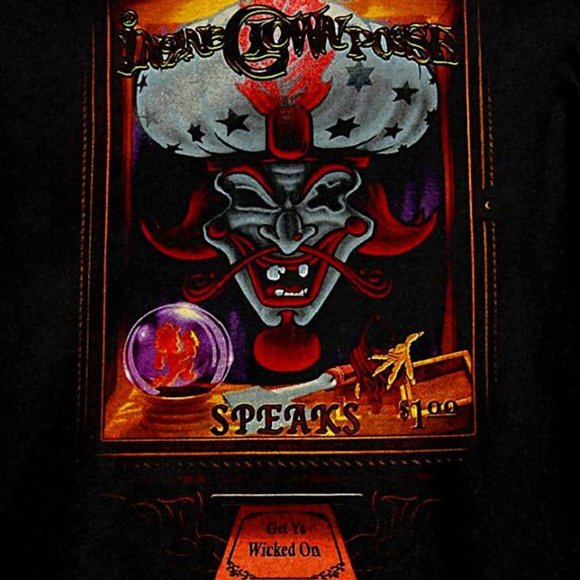 Insane Clown Posse Teller horrorcore hip hop rock Official T-Shrit M NWT - Picture 3 of 5